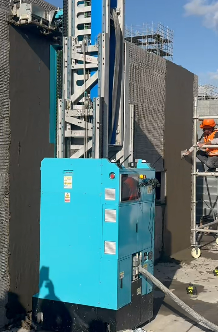 “上海建工杯”建筑機器人實戰應用競賽 蔚建建筑機器人獨攬抹灰、噴涂金獎(圖6)