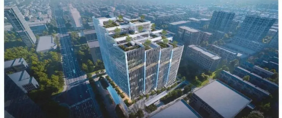 上海建工米哈游新總部建設項目抹灰+噴涂